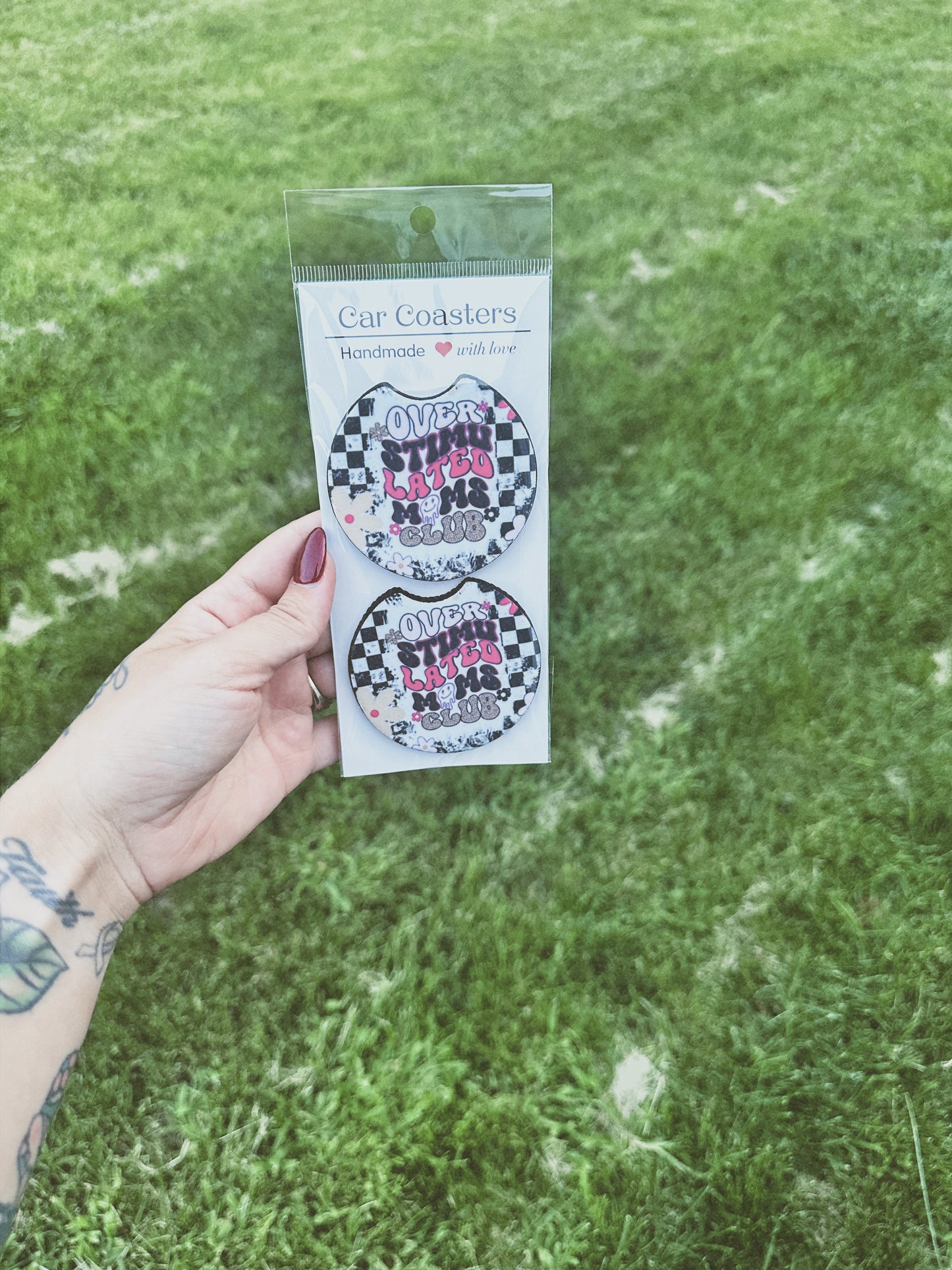 Overstimulated Moms Club Coasters