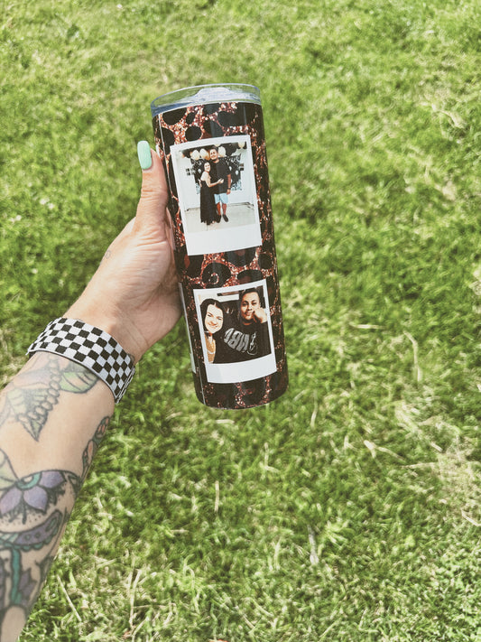 Custom Photo Tumbler – "Always & Forever" Edition